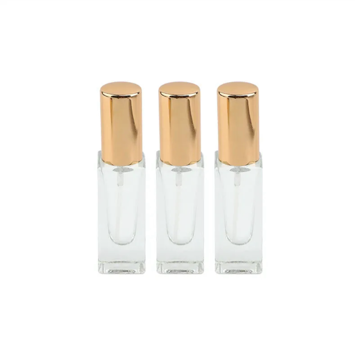 5ml Thick Glass Square Decant Bottle